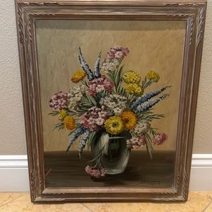 Original painting of vase of flowers 💐